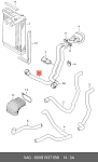 A4228130 BOGAP ШЛАНГ ОХЛАЖДАЮЩЕЙ ЖИДКОСТИ VW Passat