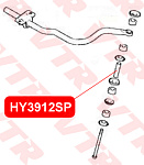 HY3912SP VTR ТЯГА СТАБИЛИЗАТОРА ПЕРЕДНЕЙ ПОДВЕСКИ (ПОЛИУРЕТАН)