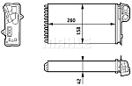 AH162000S MAHLE / KNECHT Теплообменник салона