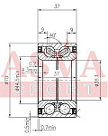 DAC38700037 ASVA Подшипник ступицы HYUNDAI/KIA ELANTRA 96- передн. (38x70x37)