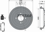 94046700 TEXTAR Барабан тормозной | зад |