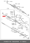 568202P000 HYUNDAI / KIA НАКОНЕЧНИК РУЛЕВОЙ ТЯГИ