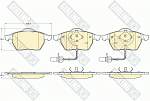 6113072 GIRLING Колодки тормозные AUDI A4/A6/VOLKSWAGEN PASSAT 97> передние