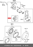 583024AA00 HYUNDAI / KIA КОЛОДКИ ТОРМОЗНЫЕ ЗАДНИЕ ДИСКОВЫЕ
