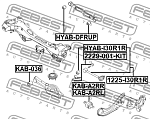 2229001KIT FEBEST Болт с эксцентриком ремкомплект HYUNDAI TUCSON 04 2004- 2229-001-KIT