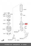 SH22281G HOLA SH22-281G, HOLA, СТОЙКА АМОРТИЗАТОРНАЯ, GRIDE, ПЕРЕД., ПРАВ., KIA SPORTAGE IV QL HYUNDAI TUCSON