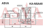 KANSA48 ASVA Шрус наружный 25X62X27