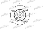 PBD1015 PATRON ДИСК ТОРМОЗНОЙ ПЕРЕДН RENAULT: 5 72-85, CLIO I 91-98, CLIO I ФУРГОН 91-98, RAPID ФУРГОН 85-98, SUPER