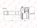 CO4406 LYNXAUTO CO-4406 ШРУС LYNXauto