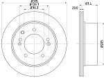 MDC1798 MINTEX Тормозной диск