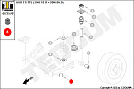 00725767 TEDGUM Сайлентблок AUDI: A3 (8L1) 96-03 , TT (8N3) 98-06 , TT (8N9) 99-06, SEAT: CORDOBA (6L2) 02-, IBIZA I