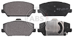 35201 ABS Комплект тормозных колодок, дисковый тормоз