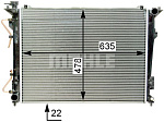 CR1338000S MAHLE / KNECHT Радиатор охлаждающей жидкости