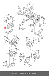 400523 MAXGEAR Подушка (подвес) двигателя