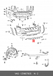 SDOCT05680 AUTOCOMPONENT Автозапчасть/OCTAVIA СПОЙЛЕР БАМПЕРА ЗАДН