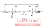 DGS033418 DYNAMATRIX амортизатор багажника