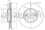 BS5426 ZEKKERT Диск торм. зад. Kia Sorento II III 09- Hyundai Santa Fe II-IV 06-