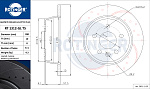 RT1312GLT5 ROTINGER Диск тормозной графитовый с перфорацией и насечками