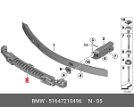 PBM04070EA SIGNEDA Уплотнитель бампера пер.