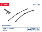 DF120 DENSO Щетка стеклоочистителя бескаркасная 550/450mm (ком-кт)