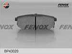 BP43020 FENOX Колодки торм.зад.