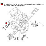 DEB1216 DEPPUL КРЫШКА КОРПУСА ТЕРМОСТАТА HYUNDAI SOLARIS (10-...), ELANTRA (11-…), KIA CEED (12