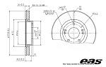 EBD10040 EAS ULTIMATE Диск тормозной