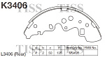 K3406 KASHIYAMA Колодки тормозные