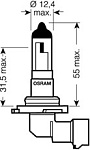 9006CB OSRAM Лампа HB4 12V51W,4000K (9006CB) Osram