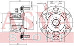 MTWHV97F ASVA Ступица передняя