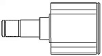 624001 GSP ШРУС HYUNDAI SONATA EF IV/KIA MAGENTIS 2.0 99-05 ВНУТР.