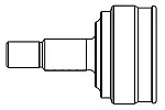 808034 GSP ШРУС CHEVROLET AVEO II T250/255/DAEWOO KALOS 1.2 03- нар. +ABS