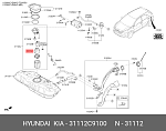 FS28310 SAKURA Фильтр топл. Sakura FS28310.