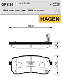 GP1192 SANGSIN BRAKE Колодки задние HYUNDAI ix55 GP1192