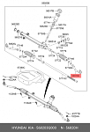 CEY49L CENTRAL наконечник рул.тяги левой Hyun