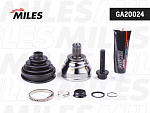 GA20024 MILES ШРУС наружный AUDI A3/VW G5/G6/PASSAT/TOURAN/TIGUAN/CADDY 1.4-3.2 03- (GKN 304329) GA20024