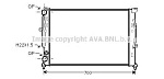 AIA2123 AVA Радиатор системы охлаждения