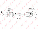 CD1054A LYNXAUTO CD-1054A Привод в сборе LYNXauto