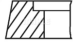 03319N0 MAHLE / KNECHT Кольца dm.82.5 std (1.2-1.5-2) 1 пор.