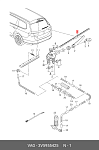 10BLDR403RA CGA Щетка стеклоочистителя задняя 400mm. A403H, 3397008998, 5E9955425A, 7E0955425C