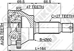 JC11021 JIKIU ШРУС внешний HYUNDAI SONATA EF 98-04 JC11021