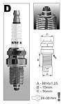 DR15ZC BRISK Свеча зажигания
