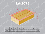 LA2075 LYNXAUTO Фильтр воздушный. AUDI A3 1.6D-2.0D 12>, SKODA Fabia 1.4D 14> / Octavia(5E) 1.6D-2.0D 12>, VW Golf VII 1.6D-2.0D 12> / Passat 1.6D-2.0D 14>, SEAT Leon 1.6D-2.0D 12>