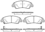 2158302 ROADHOUSE Колодки торм.диск. Hyundai i10 (13-)