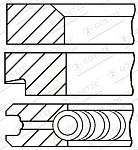 0843850000 GOETZE Кольца поршневые VW 1.8TSI-2.0TSI d82.5 1.2-1.5-2