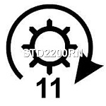 STD2200RN KRAUF Стартер 12V 1.2kW