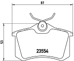 P85020 BREMBO Колодки торм.зад.