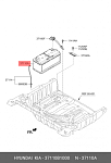 SA59520 AURORA BATTERY Аккумулятор AURORA DIN AGM 59520 L5 (L)