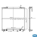 KRZ1290RR KRAUF Радиатор системы охлаждения