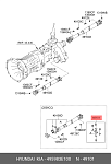 495983E100 HYUNDAI / KIA Крестовина карданого вала передняя